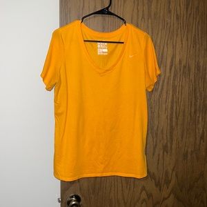 Orange Nike tshirt